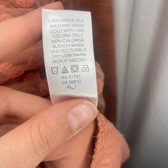 Maurices long sleeve sweater with lace floral layer - Picture 5 of 7